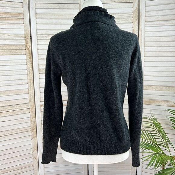 Sarah Spencer Wool Angora Open Front Cardigan Sweater Medium - Picture 6 of 11